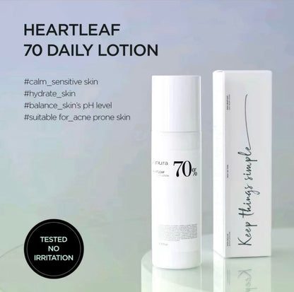 Heartleaf 70% Daily Lotion