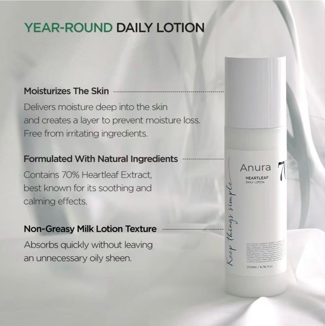 Heartleaf 70% Daily Lotion